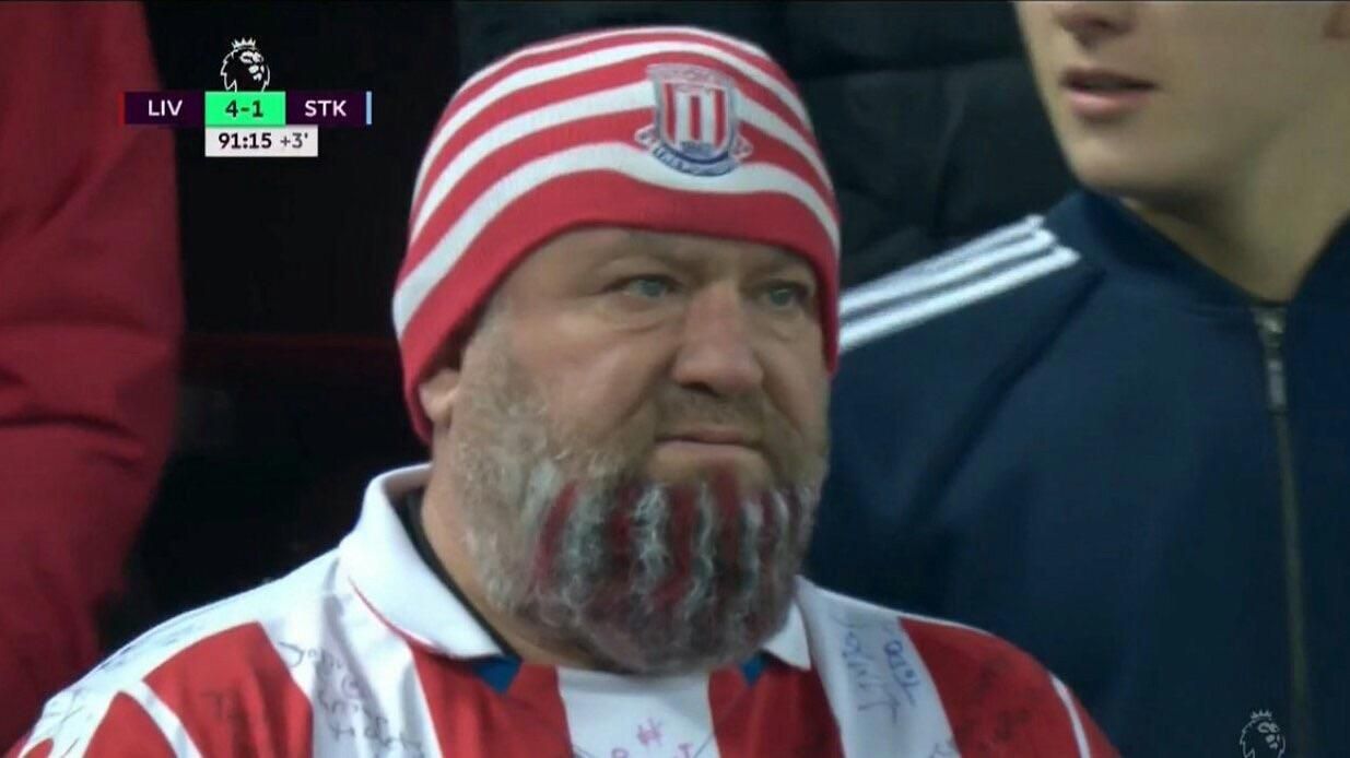 Apparently Thanos is a Stoke City fan