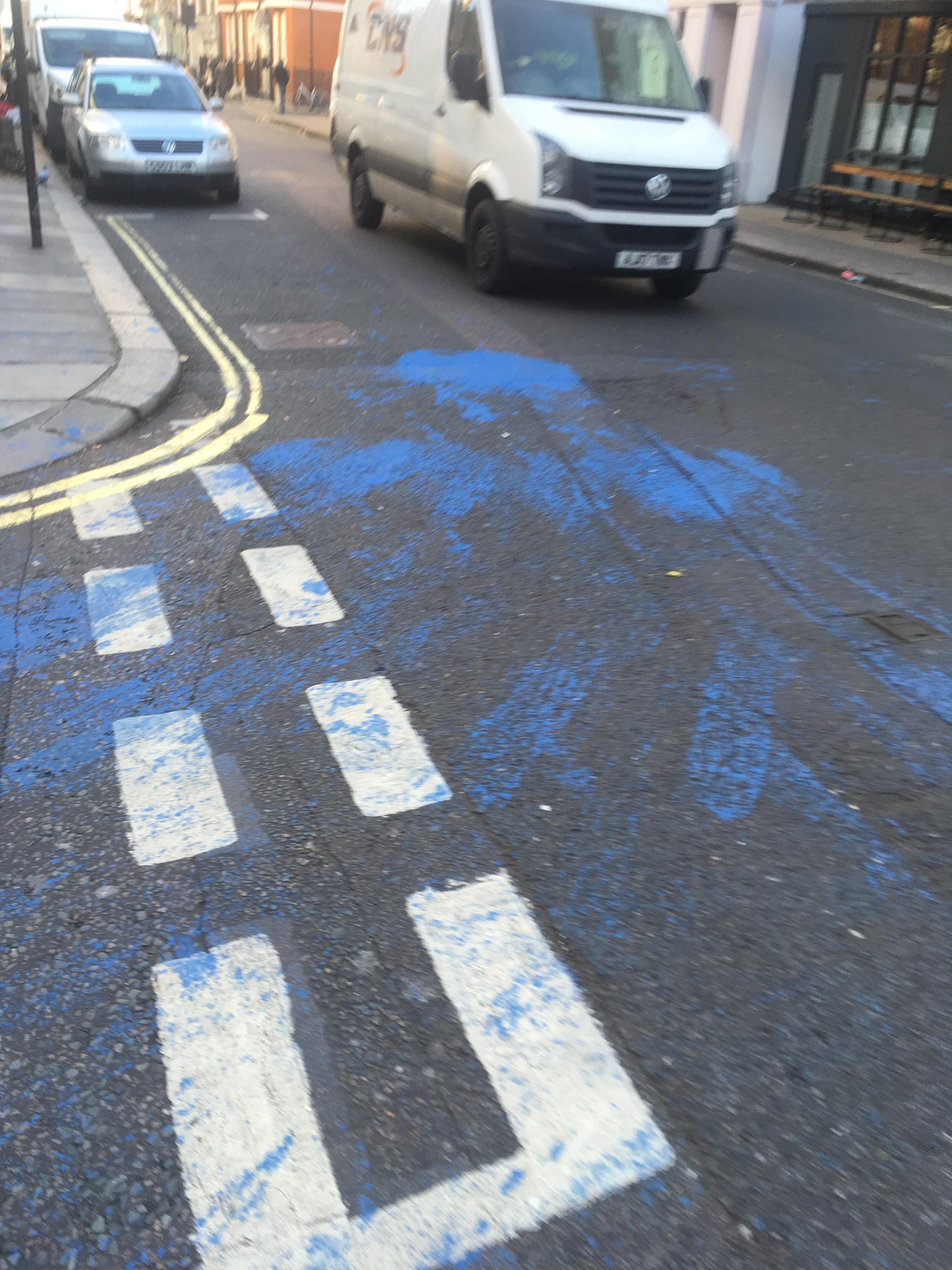 Smurf killed in hit and run in central London today.