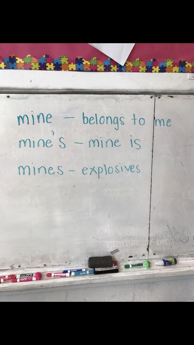 My Fiancé is a 3rd Grade teacher and has to explain these words to her kids everyday