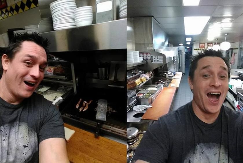 This Guy Walked Into A Waffle House and Made A Meal After No Employee Was Available
