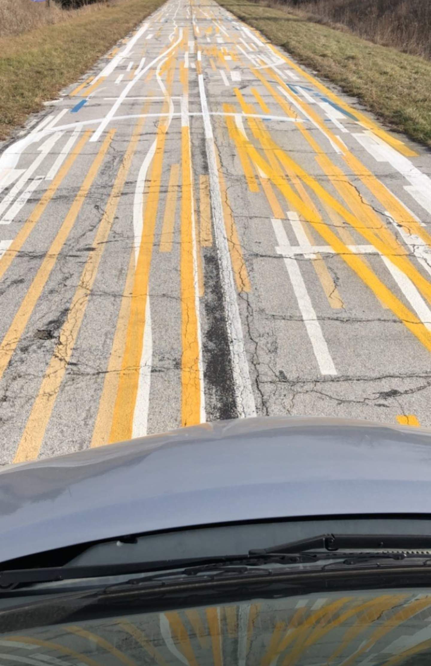 I found the road where they test the line drawer machine