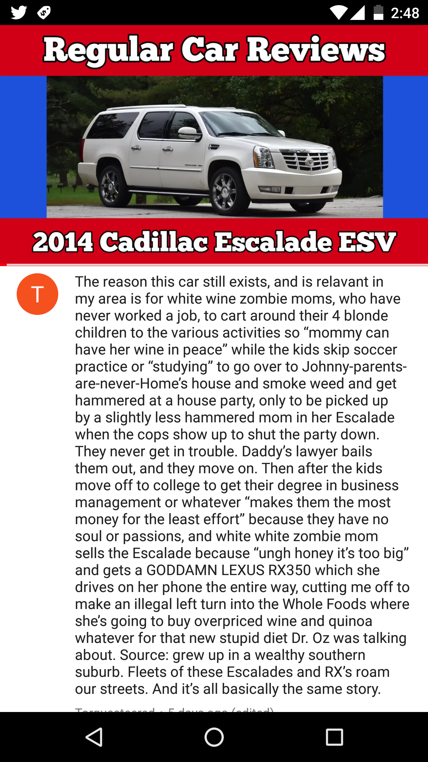 Why Cadillac Escalade exists