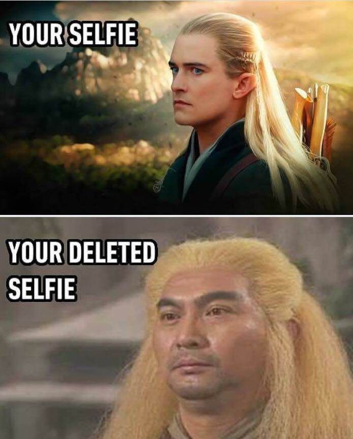 The true behind a selfie ...