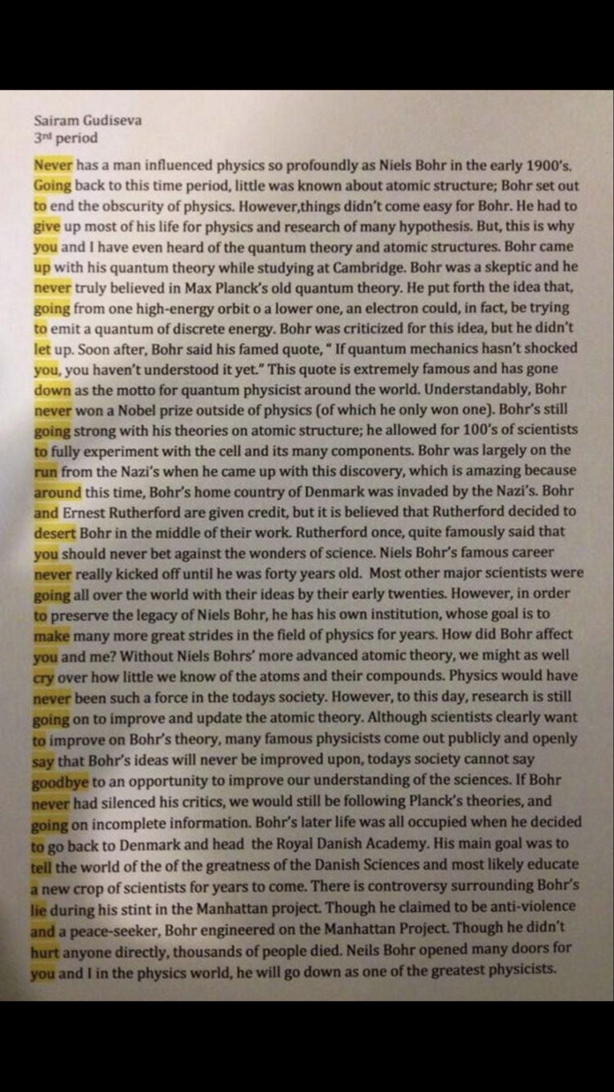 rick roll in essay