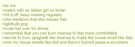 Anon dates an italian girl