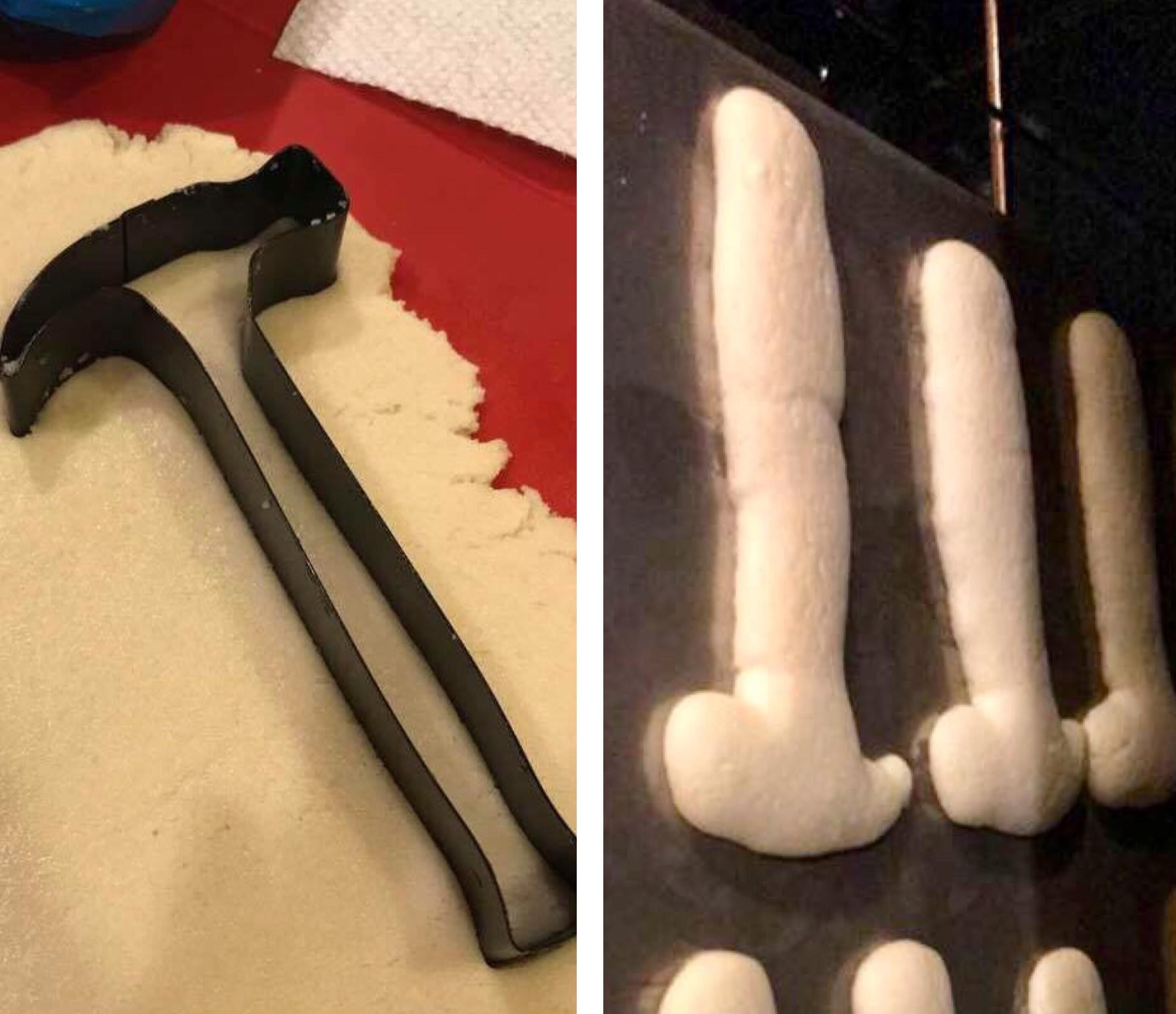 Hammer shaped cookie dough doesn’t turn into Hammer shaped cookies..