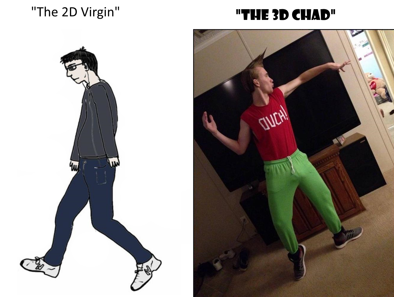 He may seem flat, but these's more dimension to him that you realize