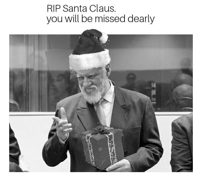No presents from now on