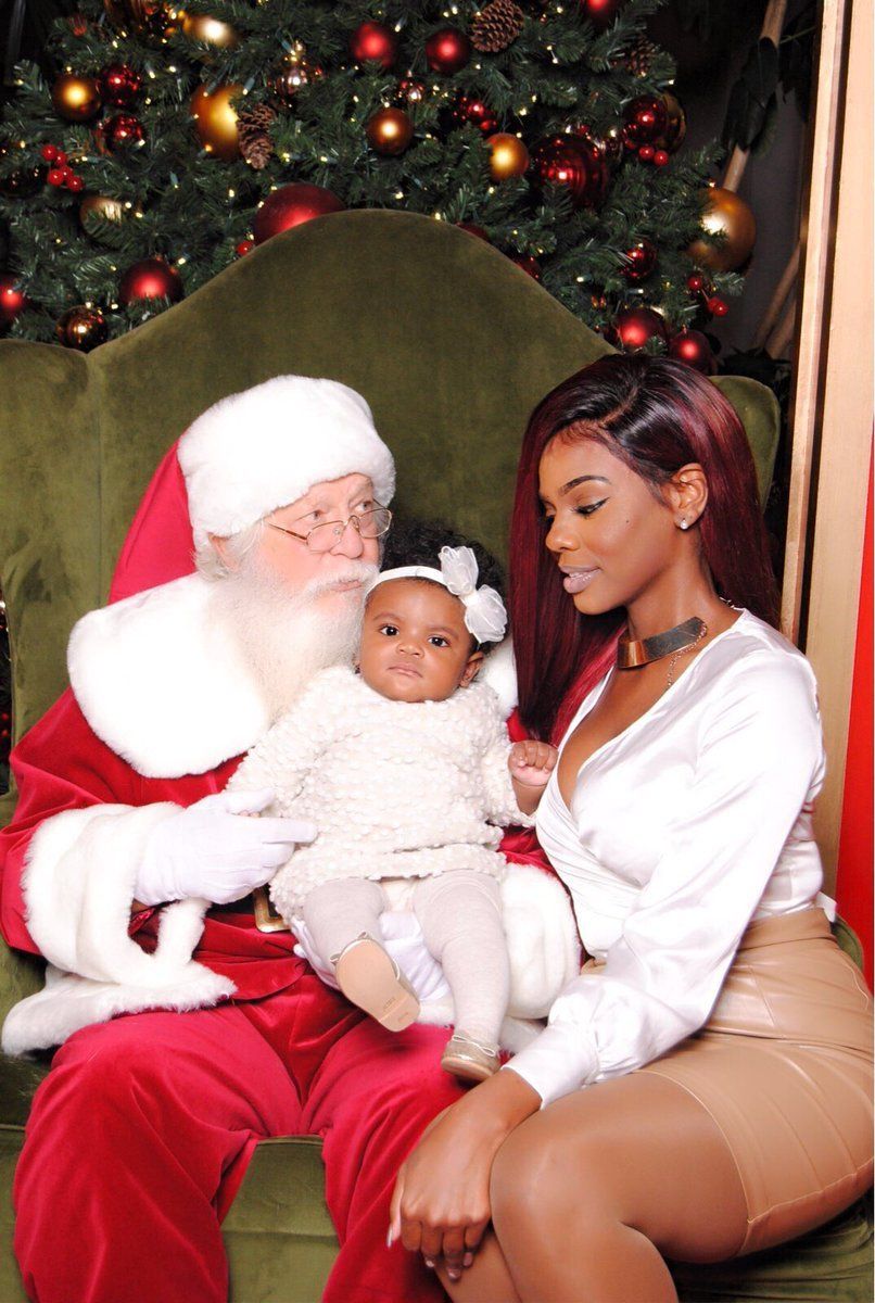 Santa looking like hes gonna risk it all. at Christmas