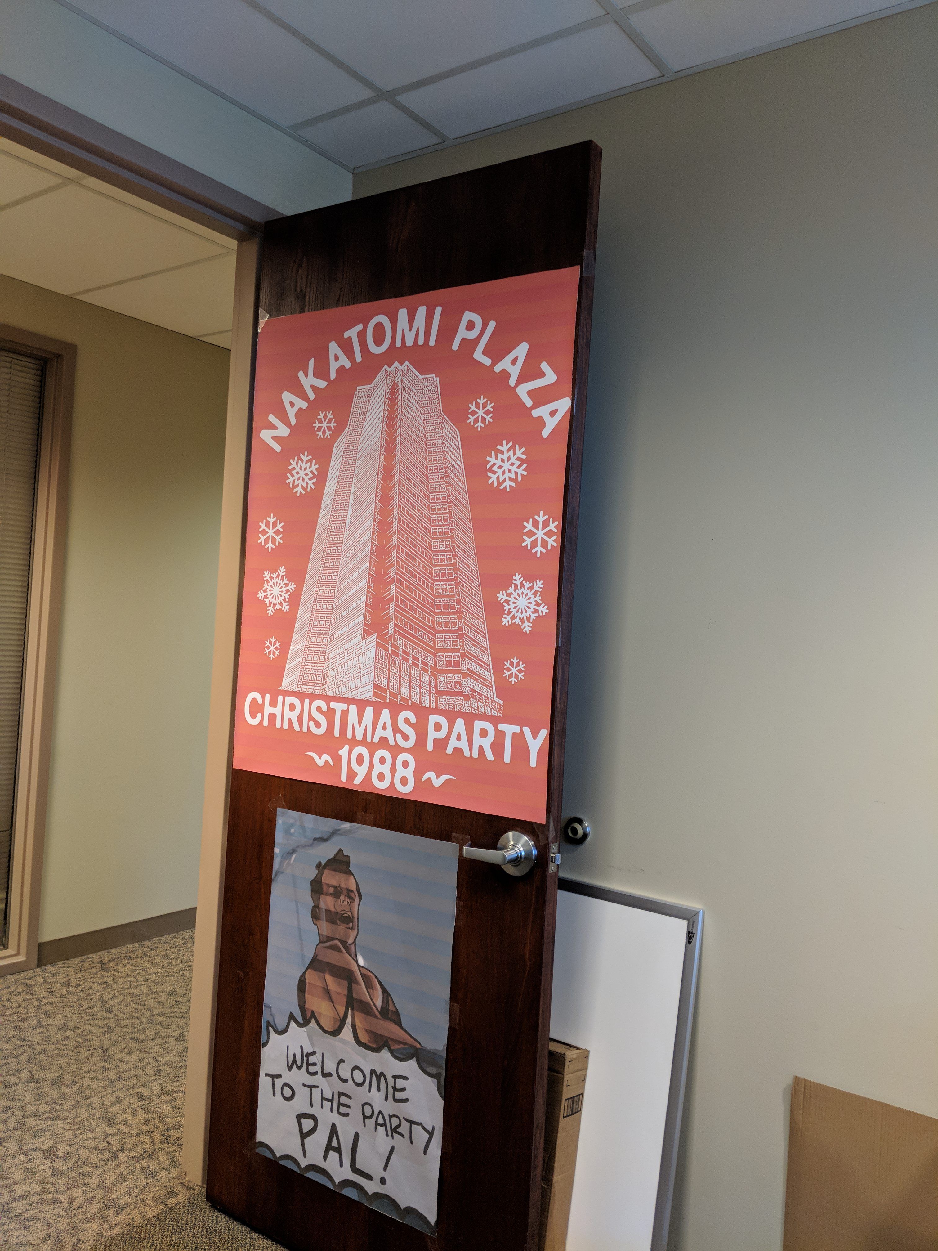 They told me to decorate my office for Christmas