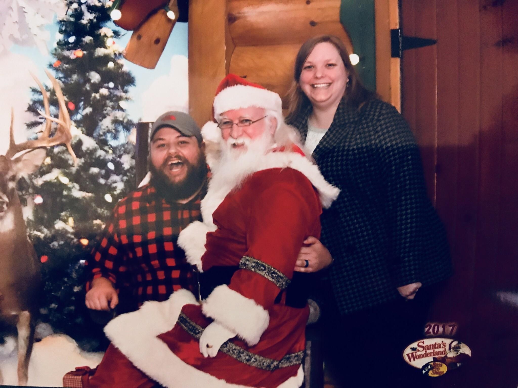 Santa complimented me on my beard and suggested I try out his chair. Then this happened.