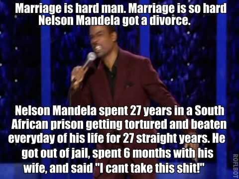 Marriage is hard....