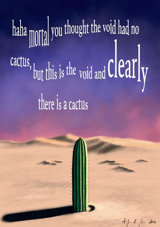 I have a cactus