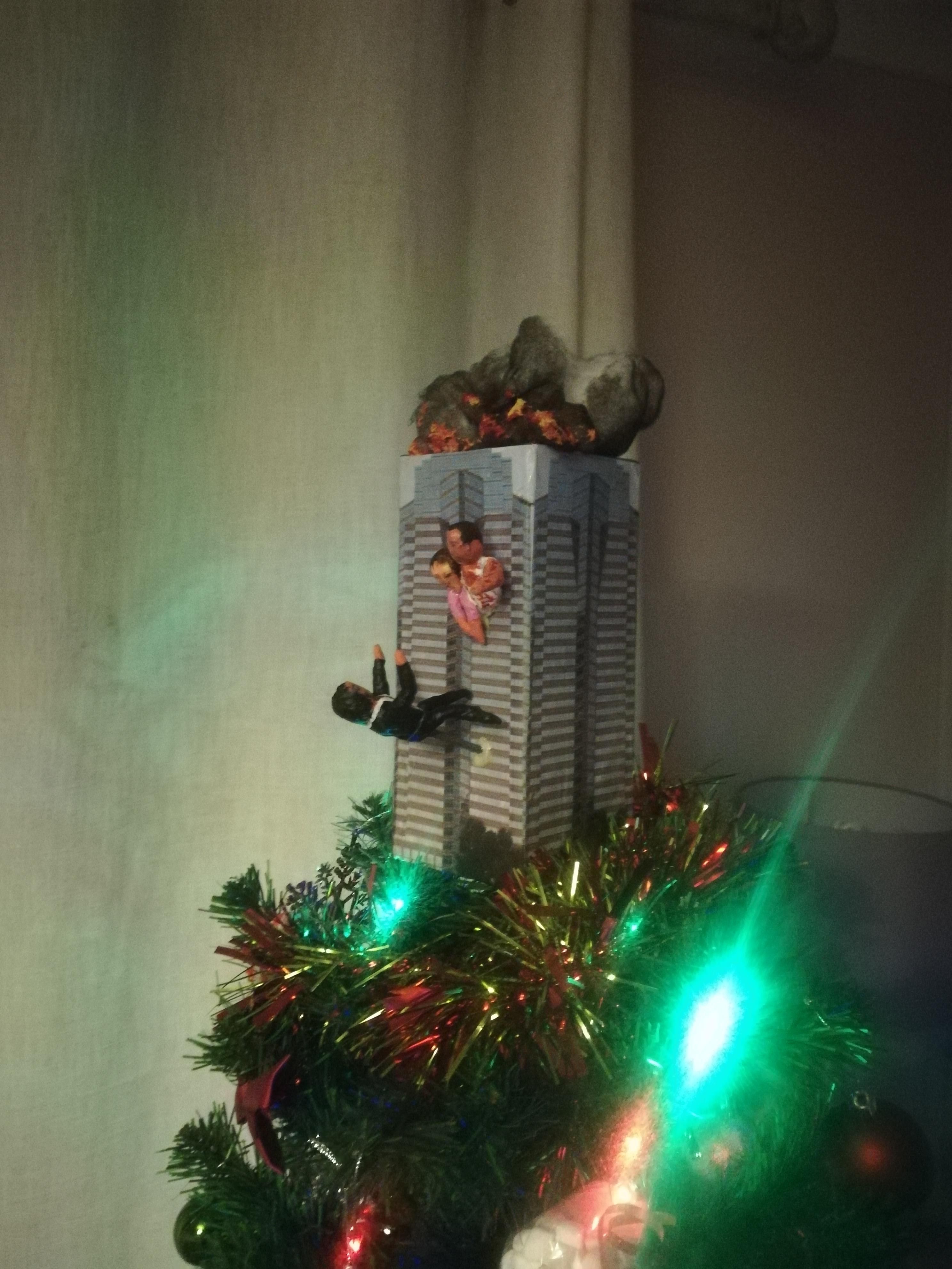 Its not Christmas until Hans Gruber falls off the top of the Christmas Tree