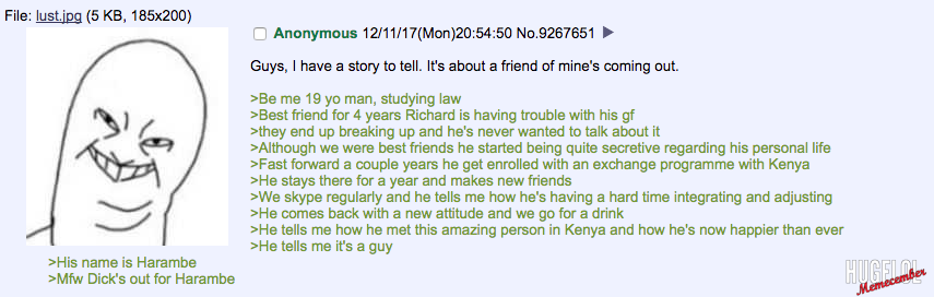 Anon has a story to tell