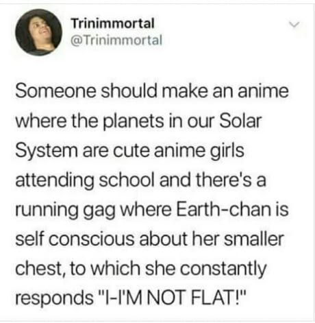 Uranus is senpai