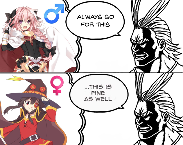 Day 12 : Of course traps aren't gay, but eh, lolis are fine too!