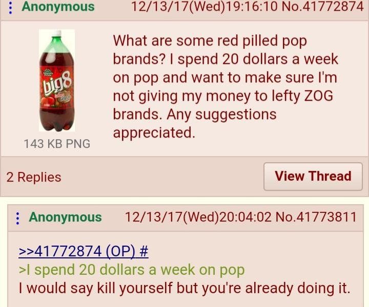 Anon is addicted