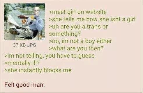 Anon meets a girl thats not a girl and perhaps a furry