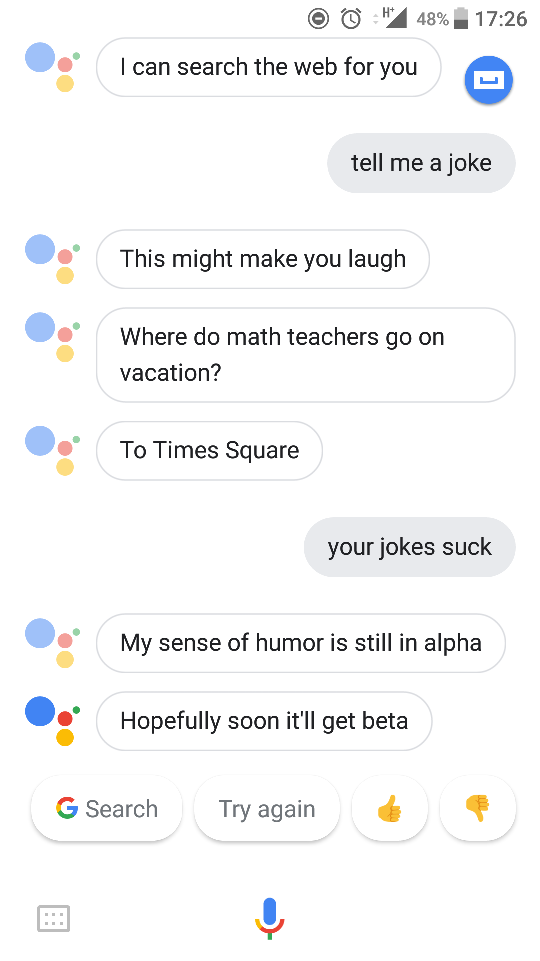 Google can be funny sometimes