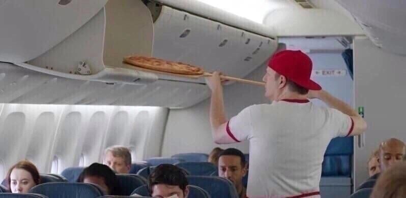 normal day in a plane