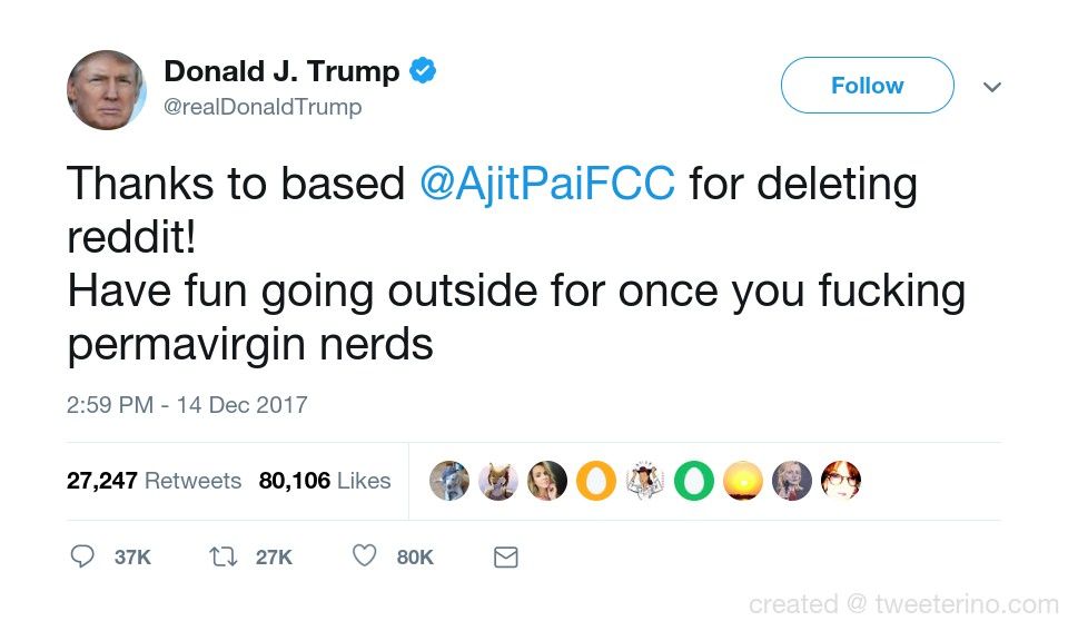 You tell em Trump!
