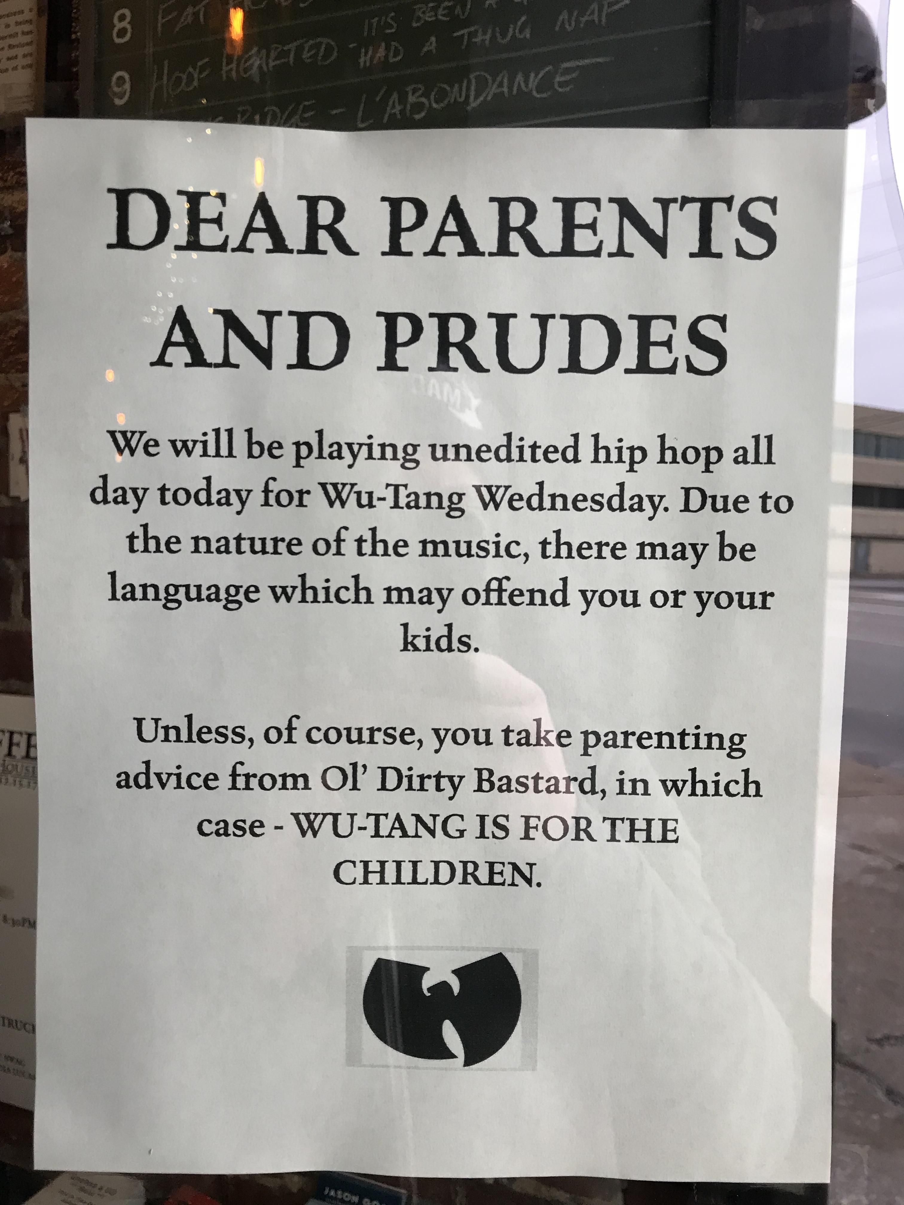 Wu-Tang Isn’t For The Children