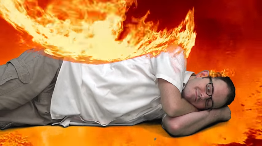 When your life is in shambles, but you found a comfortable sleeping position