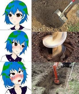 lewding Earth-chan