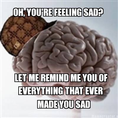 Why am I thinking about that time in kindergarten?