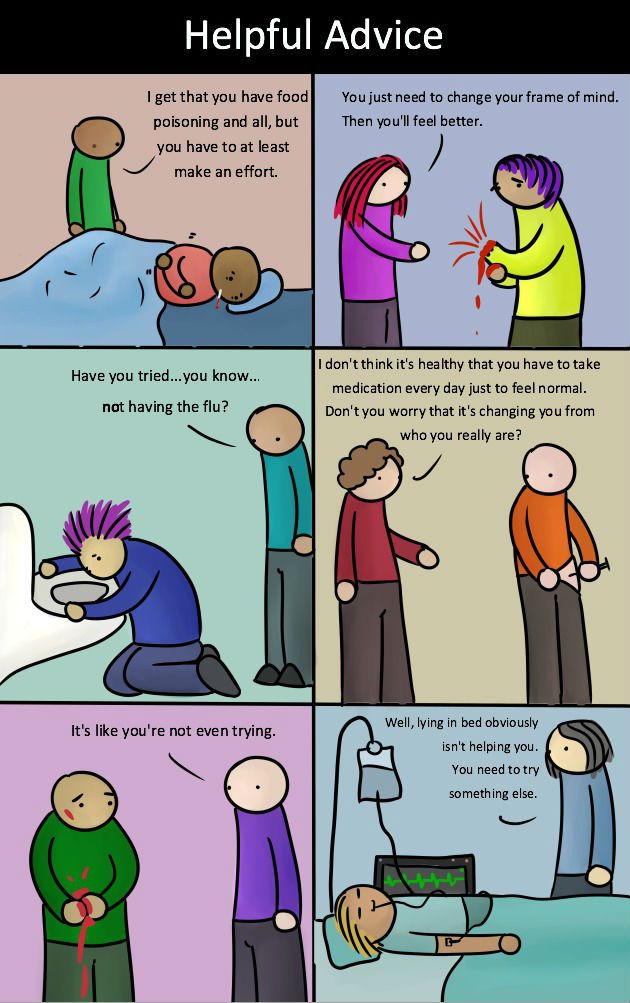 If physical diseases were treated like mental illness...