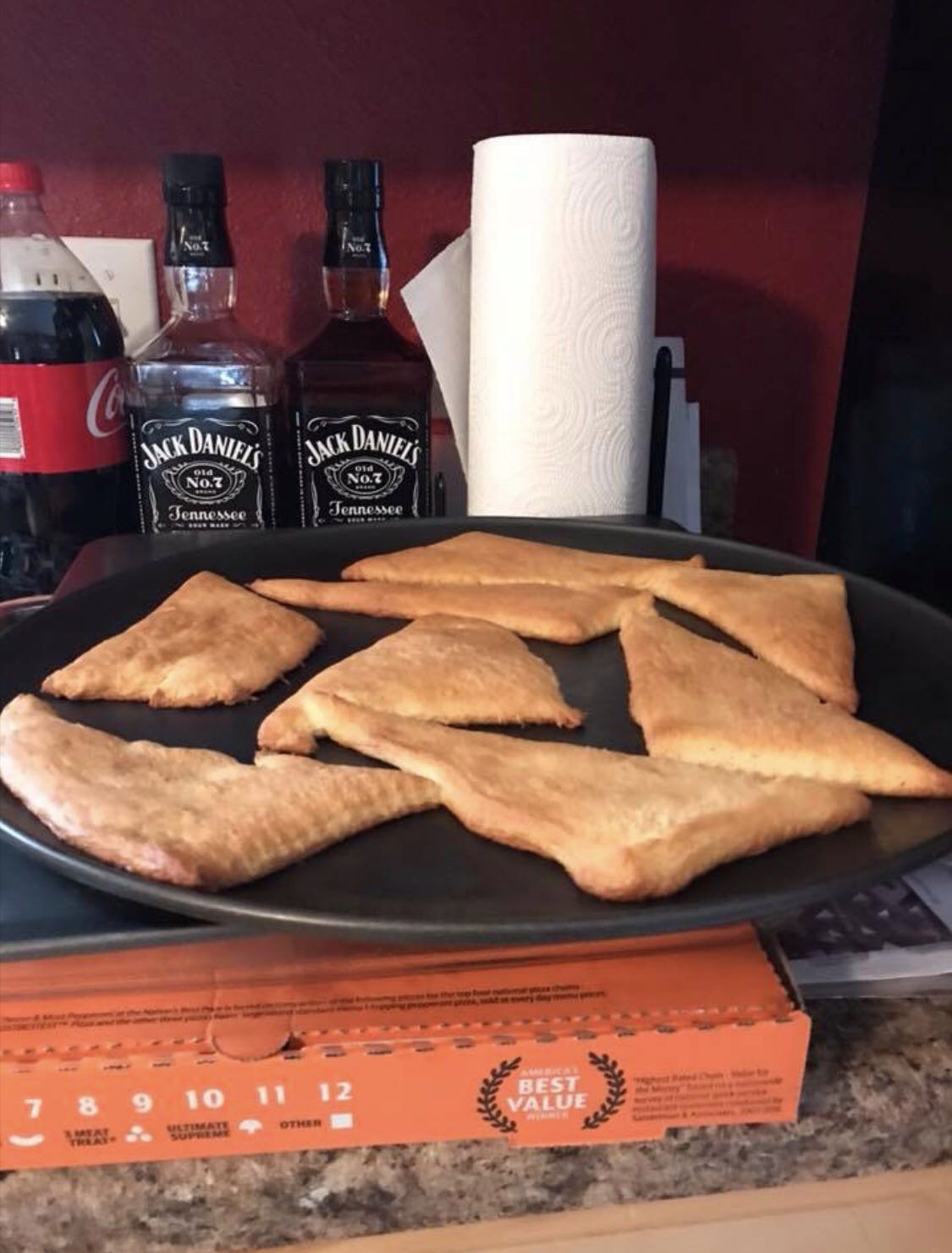 My friends mother thought that the croissants would just roll themselves up while cooking...
