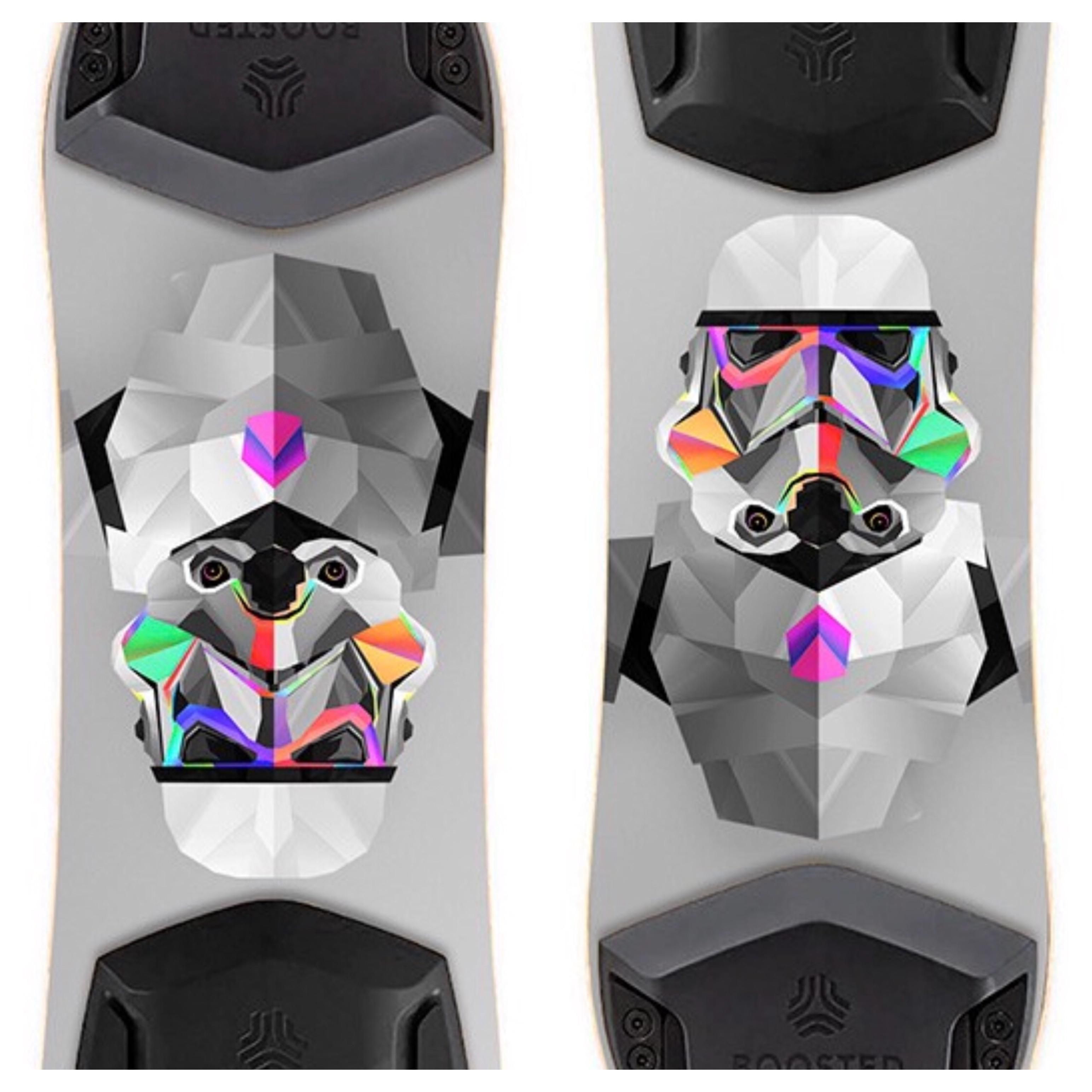 This is a sticker for a Boosted Board that I got for my son for Christmas. He opened it upside down and said “hey cool, a koala with a turban!”