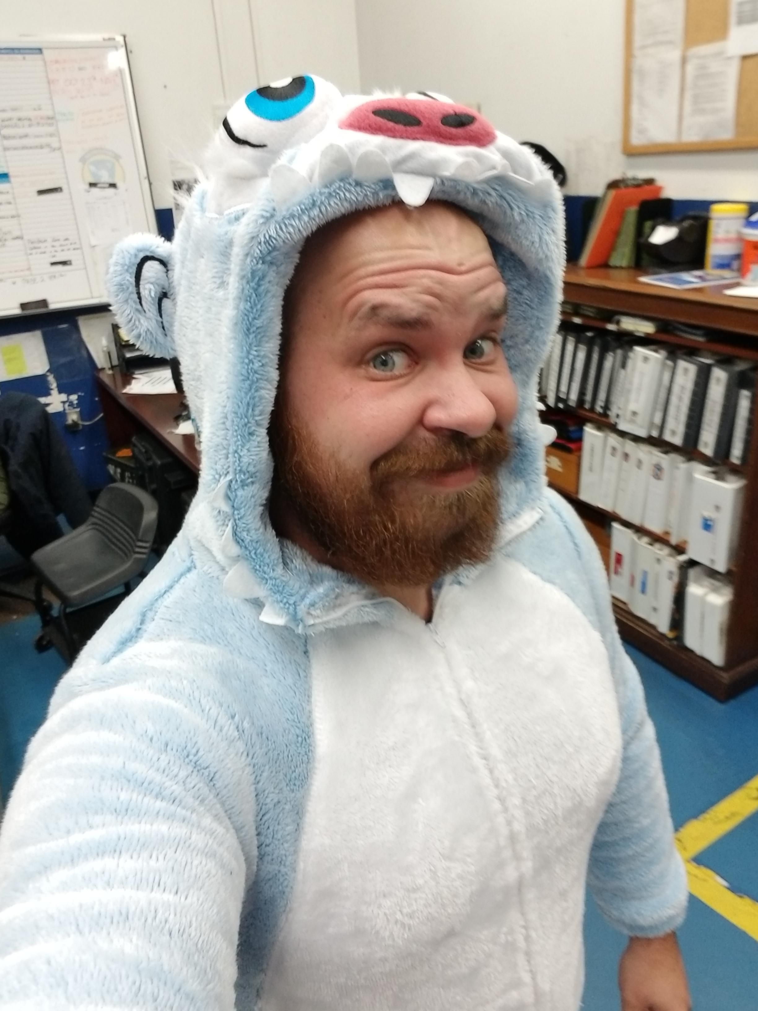 I don't know why that guy was upset. I got a Yeti Onesie, at work, for my birthday and loved it!