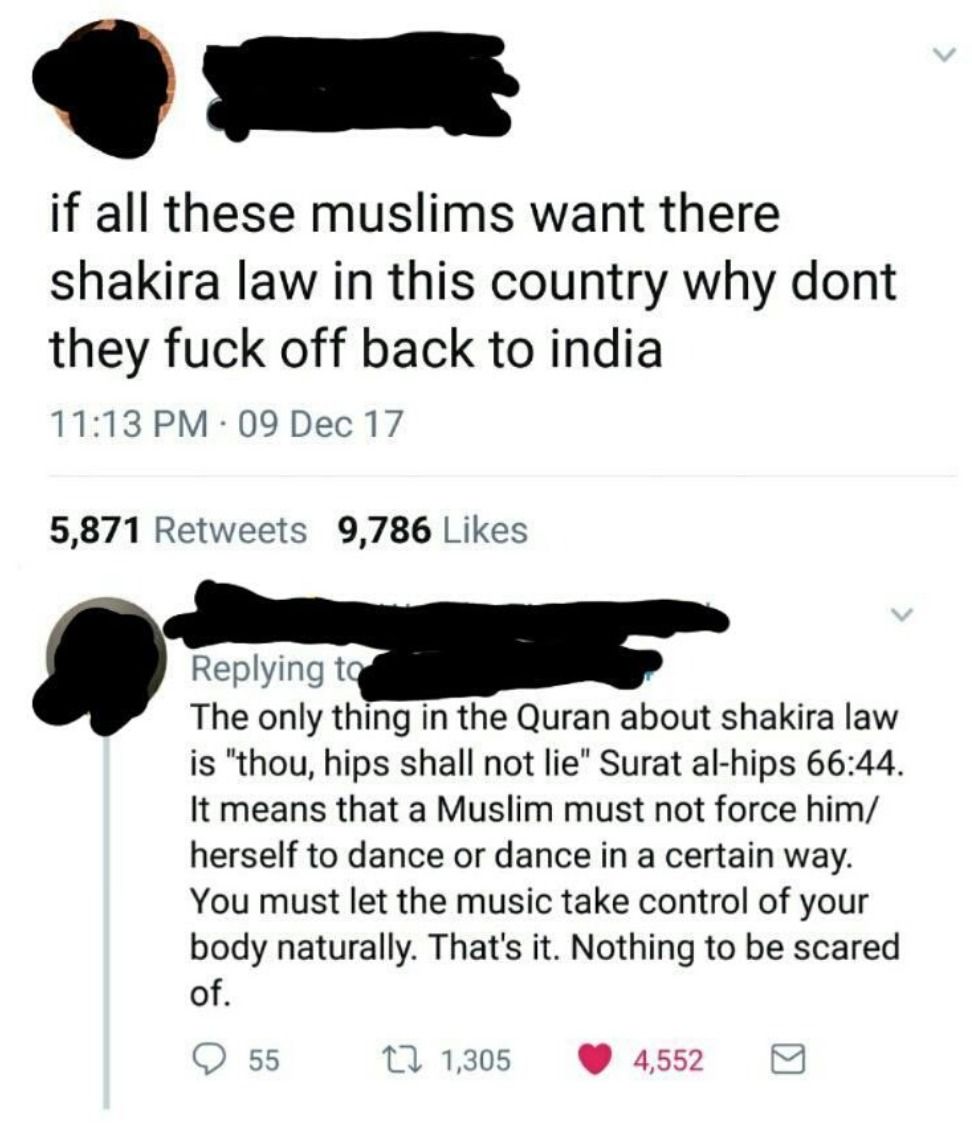 Whomst liketh sharia law now