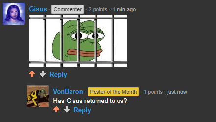 Gisus has returned!