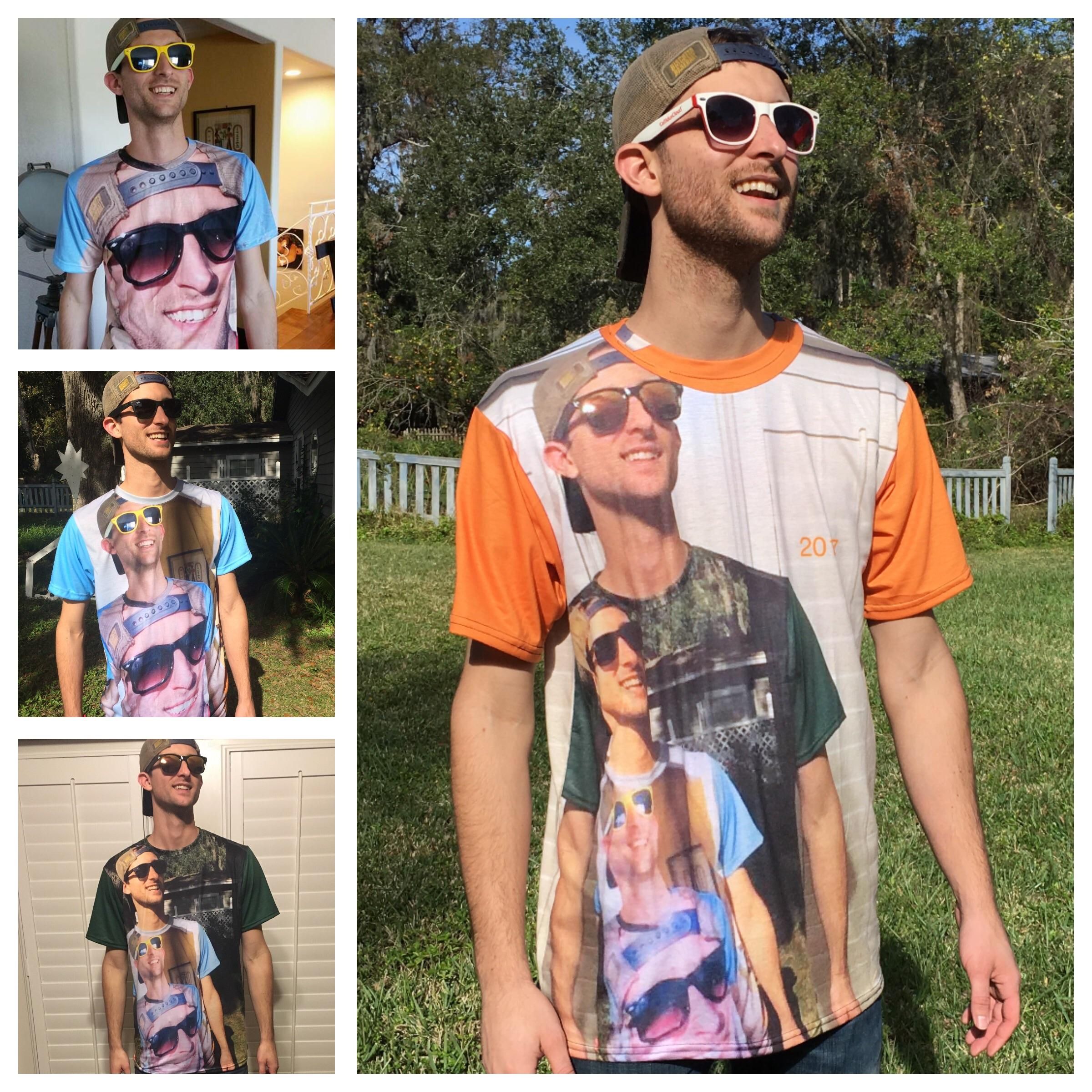 "Shirtception" - my favorite gift every year from my brother. We're now at level 4.