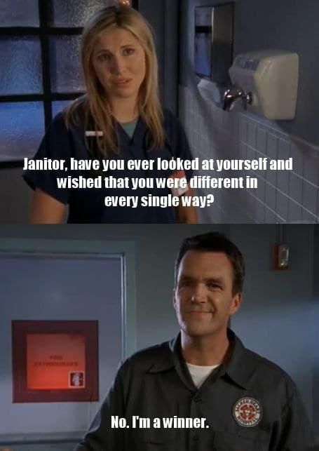 I miss this show, and especially miss the Janitor.