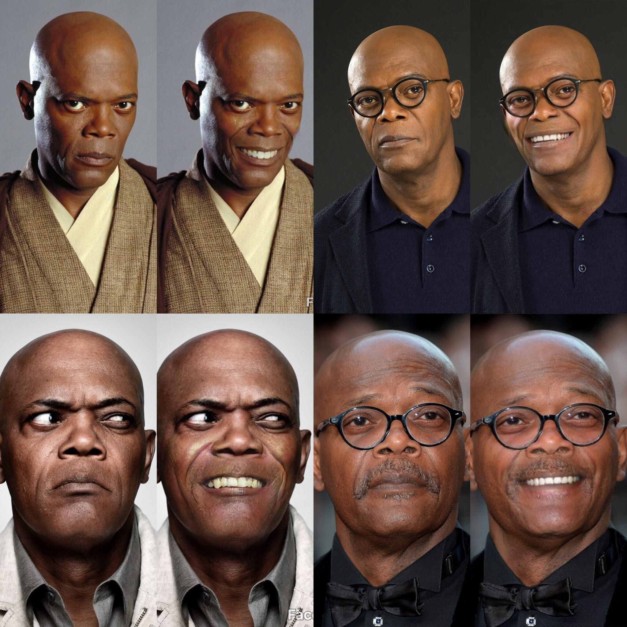 My new favorite thing is adding smiles to pictures of Samuel L. Jackson.