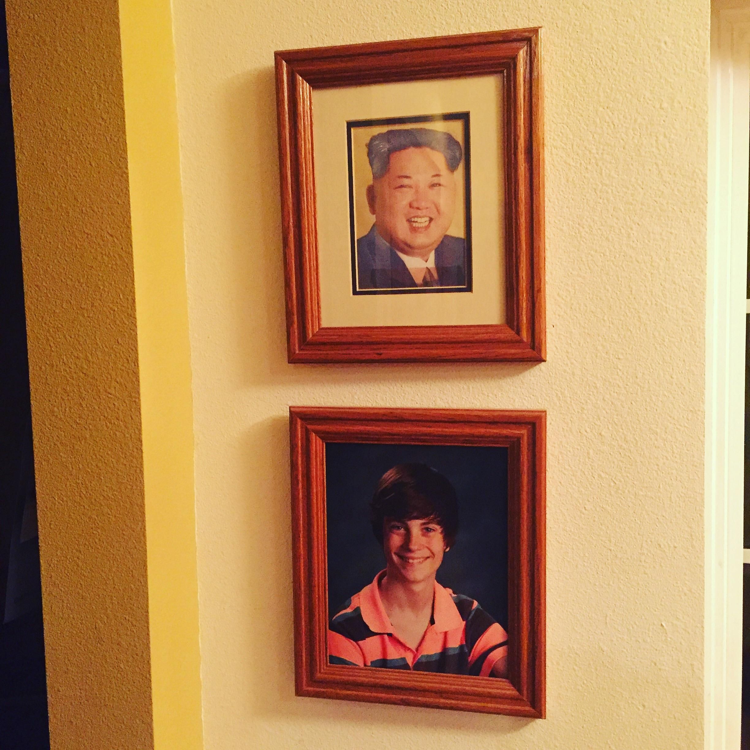 Replaced my little sisters graduation photo with one of the supreme leader 3 weeks ago. Dad still hasn’t noticed.