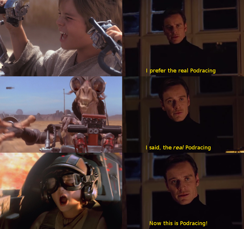 Don't ever change, you terrible dialogues from the prequels