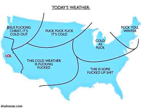 Now for today's US weather
