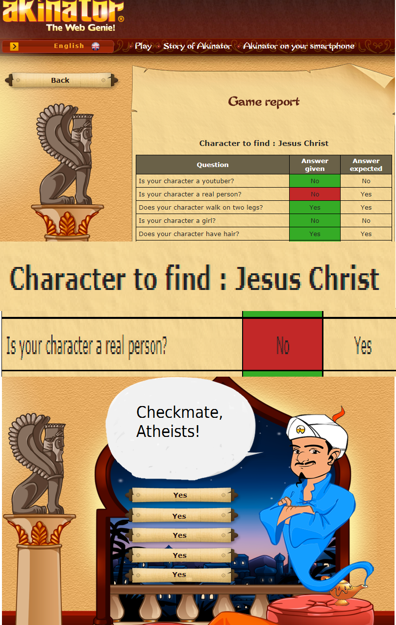 Suck it, atheists!