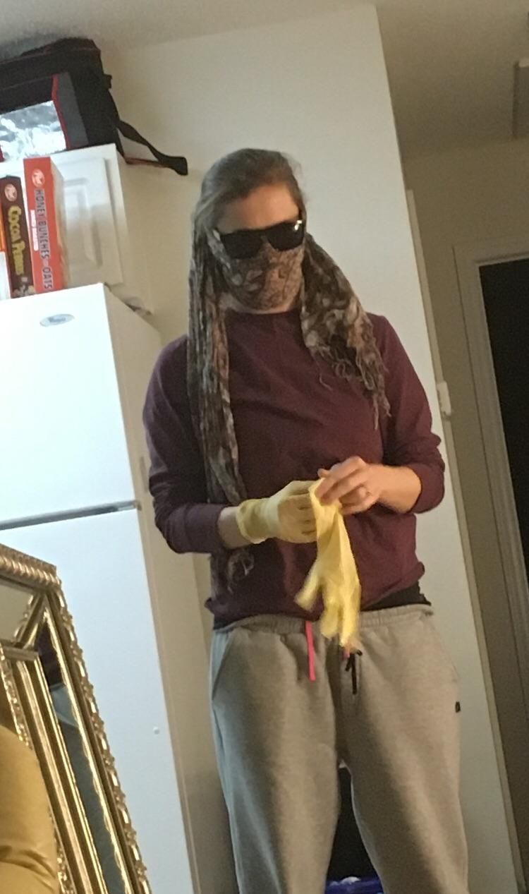 My wife about to chop onions