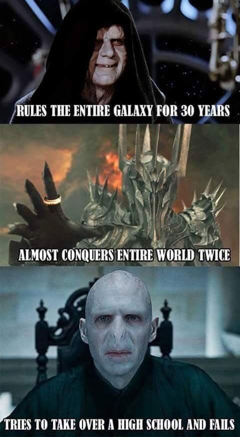 Voldemort is weak as ***