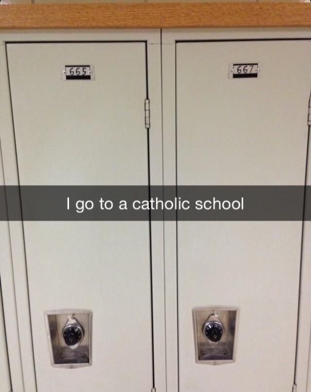 I go to a catholic school