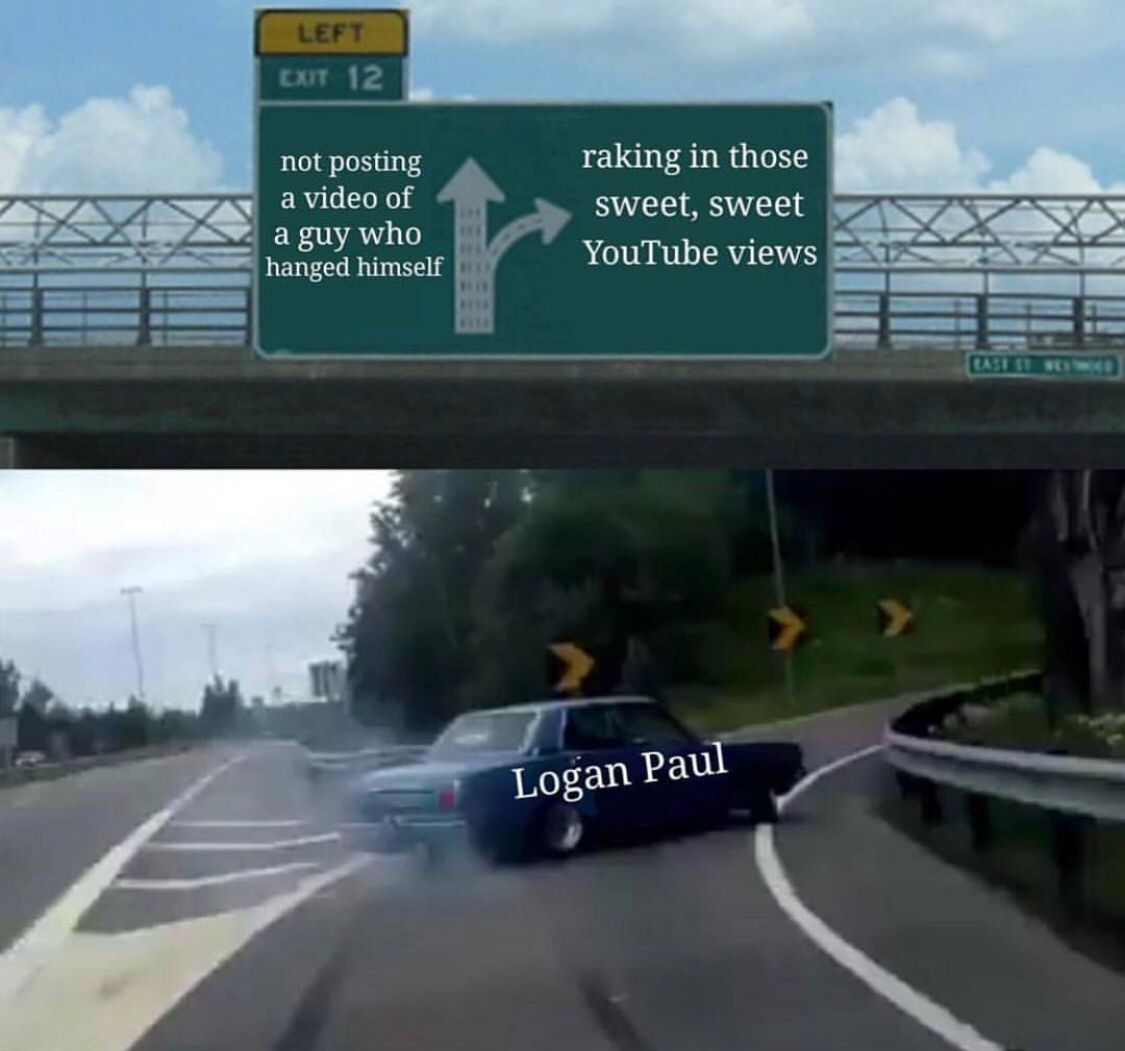 He Obv doesnt do it for the views!