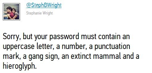 Passwords these days