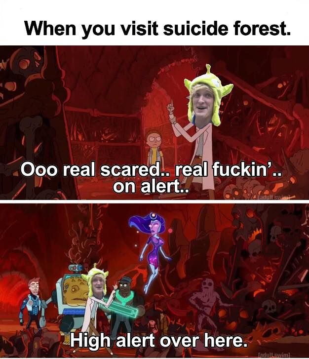 *chuckles at a corpse*