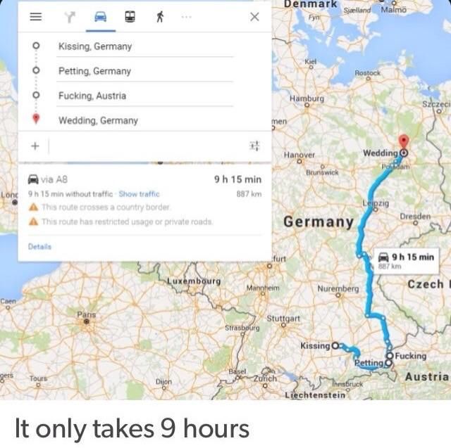 It only takes 9 hours...